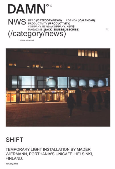 DAMN shift Mader Wiermann